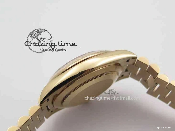 1219 Day Date 40mm RG BP Maker Best Edition Brown Dial Diamond Markers On RG Bracelet A ZeroBulk 3689